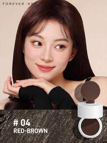 FOREVER KEY FOREVERKEY Hairline Powder Works To Cover Gray Roots And Touch Up Hair With Strong Coverage That Perfectly Blends With Natural Hair Roots. Great For Gen Z And Y2K Lovers For Parties And Dates, It Serves As An Ideal Gift For Birthdays And Mother's Day - 04 RED-bROWN - View 2