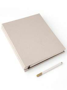 1pc 16-Inch Linen Fabric DIY Self-Adhesive Photo Album - Multicolor - View 8