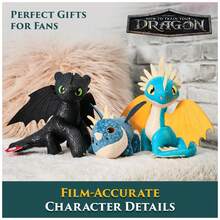 Spin Master DreamWorks How To Train Your Dragon Deadly Nadder/Gronckle 8-Inch Plush Dragon Doll, Boys Children's Doll - Multicolor - View 3