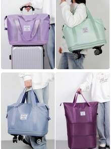Rolling Travel Bags - Royal Blue - View 7
