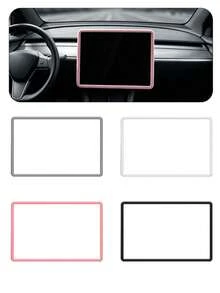 1 buah Bingkai Pelindung Silikon, Cocok Untuk Layar Kontrol Pusat /Y, Aksesori Interior Anti Benturan; Melindungi Tepi Layar Dari Benturan, Pukulan, Dan Goresan, Pemasangan Mudah Dan Tidak Mempengaruhi Tampilan Layar Dan Pengoperasian Sentuh - MultiWarna - View 1