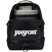 JanSport Small Seattle Pack Backpack - Black Unisex Backpacks - Black - View 4