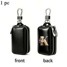 Double Layered Enlarged Capacity26 Letter Key Bag Men's PUkeystorage Bag Keychain Keychain,A Gift Full Of Love,Fun Gift,Men's Gift,Gift For Loved Ones - Multicolor - View 22