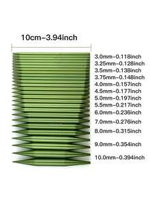 Detachable Round Aluminum Knitting Tool Set, Smooth Surface Without Burrs, Suitable For Knitting Socks, Scarves And Sweaters, Comes With Red Storage Bag For Convenient Storage - Multi-color - View 5