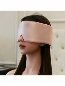 1pc Luxury Unisex Sleep Mask: Comfortable & Breathable, Travel Essential - Solid Color Adjustable, Providing Ultimate Sleep Experience - Multi-color - View 7