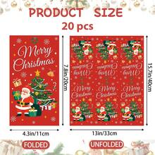 20/40/60PCS Christmas Paper Napkins, Disposable Christmas Guest Towels, Xmas Hand Towels For Bathroom, Christmas Tree Paper Napkins For Holiday Party Table Decor - Christmas - View 10