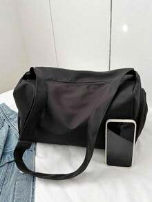 Sports Yoga Backpack, Large Capacity, Lightweight, Short-Trip Storage, Dry-Wet Separation Travel Bag, Waterproof - Black - View 8