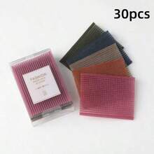 50pcs Seamless Magic Hair Clips - Strong Adhesive Bangs Clips, Portable Barber Hair Clips, Easy Styling, Hair Clips, Magic Hook And Loop Clips, Hair Clips - Multicolor - View 16