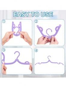 8/4/1pc Foldable Travel Hangers, Space-Saving Non-Slip Bra Drying Rack, Portable Pocket-Sized Clothes Hook, Suitable For Travel And Home Use, Room Decor, Halloween Decor, Halloween, Home Decor, Bathroom Decor, Autumn Decor, Travel Essentials, Storage And Organization - Multicolor - View 5