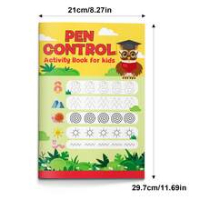 Pen Control Tracing Notebooks, Pre-Writing Pattern Practice With Numbers, Spirals, Lines And Shape Strokes, Fine Motor Skill Learning Activity For Handwriting Preparation - Pen Control Series - View 2
