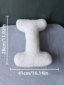 1pc White Creative DIY Letter Throw Pillow, Freely Combine The Letters You Want, Soft And Comfortable Pillow Cushion, High-Quality Home Decor, Can Be Decorated According To Needs, Ideal Creative Gift For Holidays, Birthdays, Halloween, Christmas - 40*35*10 - View 22