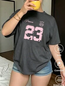 Women T-Shirts - Dark Grey - View 1