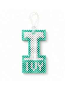 Ayotu Customized Personalized Letter Luggage Tags & Backpack Charms Keychains - Pixel Beads Style Luggage Identification Tags, Fuse Beads Travel Identification Tags, Includes Customized Letters & Lanyards, Pixel Style Art, Pet Identification Tags, Travel Essentials, Travel Storage Bag Accessories, Customizable Luggage/Backpack Decorations, Suitable For Men & Women Travel Use, Great Choice For Graduation Travel Gifts - Multicolor - View 18