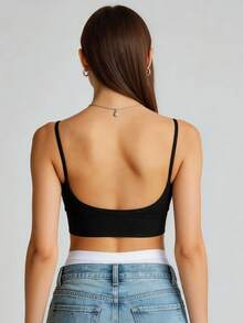 Runway Rest 4pcs/Set Women Seamless Striped Camisole Racerback Wireless Bras, Sexy & Comfortable Padded Underwear - Multicolor - View 4