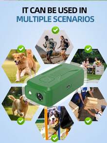 Portable Ultrasonic Dog Repeller With Flashing Light And 40kHz Sound Wave, USB Rechargeable, 300mAh Battery, Mini One-Button Anti-Bark Training Device, Suitable For Walking, Jogging And Outdoor, Portable Pocket Size For Travel - Multicolor - View 8