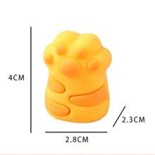 1pc Cat Paw Pencil Sharpener, Cartoon Pencil Sharpener, Mini Pencil Sharpener, Portable Pencil Cutter, Manual Pencil Sharpener, Handheld Pencil Sharpener, Children's Stationery, Student School Supplies, Animal Shaped Pencil Sharpener, Classroom Prize Gift - Color Style Randomized - View 10