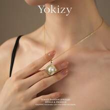 11-12mm Freshwater Pearl Necklace, White Near-Round High Luster With Slight Imperfections, Elegant Luxury Accessory For Women - White - View 2