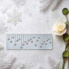 1pc Winter Snowflake Cutting Template, Creative Metal Mold, Suitable For Scrapbooking, Photo Album Decoration, Card Cutting And Handmade Greeting Card Making - Snowflake - View 6