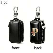Double Layered Enlarged Capacity26 Letter Key Bag Men's PUkeystorage Bag Keychain Keychain,A Gift Full Of Love,Fun Gift,Men's Gift,Gift For Loved Ones - Multicolor - View 31