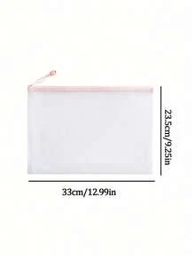 Customizable Waterproof, Stylish Mesh Beach Bag With Photos And Names. Customizable, Large Capacity Transparent Makeup Bag, Travel Toiletry Storage Bag With Nylon Zipper - Lightweight, Spring/Summer Storage, Durable, Perfect For Swimming, Beach, Diving, Ideal Teacher's Day And Back To School Gift - Multicolor - View 9