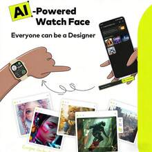 Black Smart Watch With 2 Straps, 2.04 Inch HD Display, Bluetooth Calling, IP68 Waterproof, AI Watch Face, Heart Rate And Sleep Monitoring, Multiple Sports Modes, 5-10 Days Battery Life - View 7