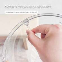 1PC Nail Art Dust Mask, Professional Acrylic Transparent Anti-Fog Face Shield For Nail Salon Removal, Dust-Proof Eye Protection Mask, Professional Nail Art Tool - Multicolor - View 7