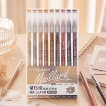 9-Color Neutral Pen Set, Large Capacity Creative Notebook Pen Set, 0.6mm Fine Tip, Smooth Writing, Suitable For Journaling, Note-Taking, Drawing, DIY Crafts And Art Supplies, Back To School, Independence Day Gift - Multicolor - View 17