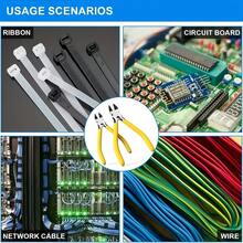 1pc Electrician Diagonal Wire Cutting Pliers Set, Wire Cutting Pliers, Diagonal Cutting Edge, High Hardness And Sharpness, Suitable For Circuit Repair, Manual DIY Of Models, Manual Wire Breaking Pliers, Electrician Repair Hardware Tools - Slanted Mouth - View 8