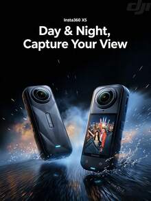Insta360 X5 8K運動相機｜專業級影像穩定+超廣角鏡頭｜適用於騎乘、滑雪及潛水｜Vlog電影級魔法工具｜全新未激活 - 查看 2