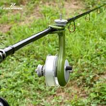 LEOFISHING Dual-Purpose Fishing Line Winder Spooler Machine Dual Use Table & Rod Clamp Fishing Reel Spooling Tool For Spinning Baitcasting Reels - Olive Green - View 11