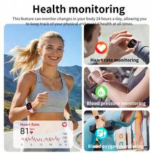 GAWSUG 1400mAh Smart Watch 2.01" HD Screen Bluetooth Call Outdoor Flashlight Rugged Fitness Tracker IP68 Waterproof Gift Men Women - View 8