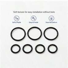 Rubber O-Ring Kit, 1200 Mixed Pieces Waterproof Sealing Gasket Set With Separated Storage Box, Multi-Sized Gasket Combination For Precision Installation - A - View 3