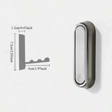 1pc Luxury‑Grade Hidden Folding Wall Hook, One‑Click Release Invisible Foldable Robe Hanger, Sleek Space‑Optimized Wall‑Mount Organizer, Multi‑Purpose Hanger For Coat Towel Bag, Home & Bathroom Storage - Multicolor - View 10