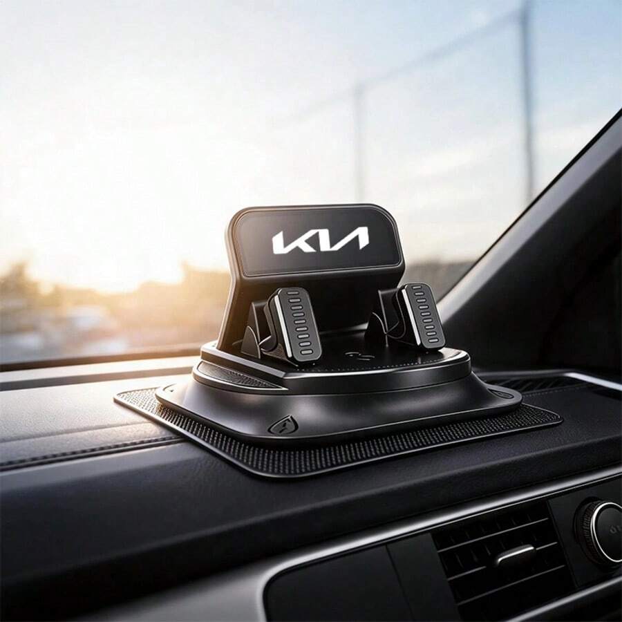 For KIA Car-Mounted Phone Holder - Universal Accessory For Car Interiors - Easy Installation - Multi-Angle Free Adjustmen - A - View 1