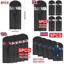 5 PCS Large Hanging Suit Bags Dress Coat Jacket Clothes Cover Dust Protector - UK-c390802 - View 3