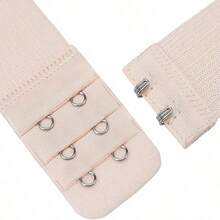 2/4/6pcs Bra Extender 2-Hook 3-Row Long Style Underwear Accessory Elastic Adjustable Bra Back Clip Size Differentiated Fabric Patch Sewing Supplies Crochet Knit Fabric - Multiple Styles - View 9