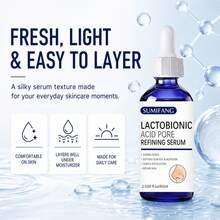 SUMIFANG 60ml Lactobionic Acid Blackhead Cleansing Essence, Formulated With Lactobionic Acid And Niacinamide, Gently Cleanses T-Zone Skin, Reduces Pore Clogging, Makes Skin Smooth. Suitable For All Skin Types. - Hyaluronic Acid - View 5