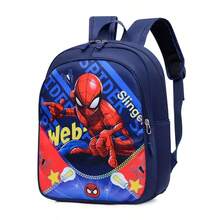 Back To School Disney Marvel Avengers Spider-Man Hero Style Backpack School Bag High Definition Costume Print Mesh Side Pockets Breathable Honeycomb Back Padding Adjustable Wide Strap Lightweight Spine Protection Large Capacity Unisex Daily Travel - Backpack - View 1