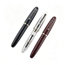 Bút máy Jinhao 9019 Demonstrator thân acrylic trong suốt, ngòi F, kèm túi đựng bút bằng vải đỏ, quà tặng viết văn phòng - 9019 - Xem 7