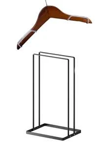 Large Capacity Hanger Stacking Rack, Detachable Hanger, Hanger Storage Rack, Metal Hanger Storage Rack, Space-Saving, Suitable For Velvet Hangers, Space-Saving Heavy Duty Hanger Rack, Freestanding Hanger Stacking Rack, Suitable For Home Laundry Room, Closet, Bedroom, Holiday Decor, Room Decor, Home Decor, Bedroom Decor. Hanger Storage Solution, Suitable For Housewives, Adults And Other Home Organizers, Housewarming, Back To School Season And Other Holiday Gifts - Multicolor - View 12