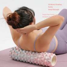 Roller Busa EVA Bertekstur Berbagai Ukuran 30/33/45cm, Roller Pijat Jaringan Dalam untuk Meredakan Otot, Yoga, Pilates, Kebugaran, dan Pelepasan Fasia di Rumah - MultiWarna - View 4