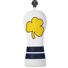1pc Embroidered Yellow Clover Golf Club Head Cover, Pu Club Protector For Driver Fairway Wood Hybrid, Sports Golf Accessory - Multicolor - View 15