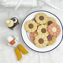 3Pcs Sunflower Cookie Cutter Set, Floral Embossing Baking Molds, DIY Assemble Flower Cookie Stamp For Afternoon Tea & Handmade Dessert - View 4