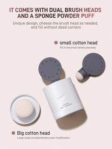 FOREVER KEY FOREVERKEY Hairline Powder Works To Cover Gray Roots And Touch Up Hair With Strong Coverage That Perfectly Blends With Natural Hair Roots. Great For Gen Z And Y2K Lovers For Parties And Dates, It Serves As An Ideal Gift For Birthdays And Mother's Day - 02 WARM BROWN - View 9