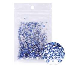 80+ Colors Silver Base Non-Hotfix Mixed Size SS3-SS20 1440pcs High Quality Handmade Rhinestones, Suitable For Wedding Dress Accessories And Other Applications - Silver Base, Mixed Sizes - View 13