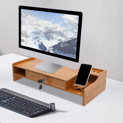 Support de moniteur Fixation de bureau Support de moniteur Support d'écran PC