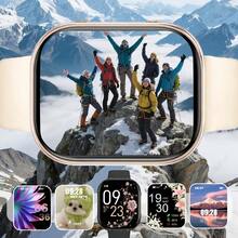 IP68 Water Proof High-Quality Women'S Smart Watch, Ultra-High-Definition Display, Pink Strap, USB Charging, Sports Mode Activity Tracker, Answer/Call Function, Message, Supports Multiple Languages, Men Smartwatch Holidays/Birthdays Gift 2026 NEW - View 6