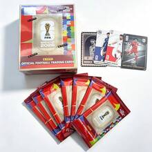FIFA صندوق بانيني 2026 كأس العالم الأعمى، بطاقات تداول كرة القدم الرسمية، مجموعة بطاقات لاعبي كرة القدم لمجموعة المعجبين - متعدد الألوان - مشاهدة 5