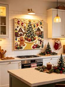 DIY Christmas Diamond Pearl Painting Kit, Full Drill Rhinestone Mosaic Painting, Handmade Art Craft For Wall Decor, Christmas Holiday Home Decoration - Sets - View 10