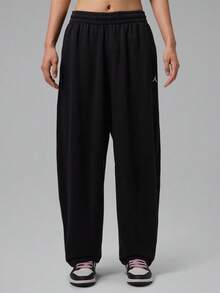 Jordan Women's AS W J BRK FLC WL PANT FT Sports Knit Pants IV7513-010 - Black - View 1